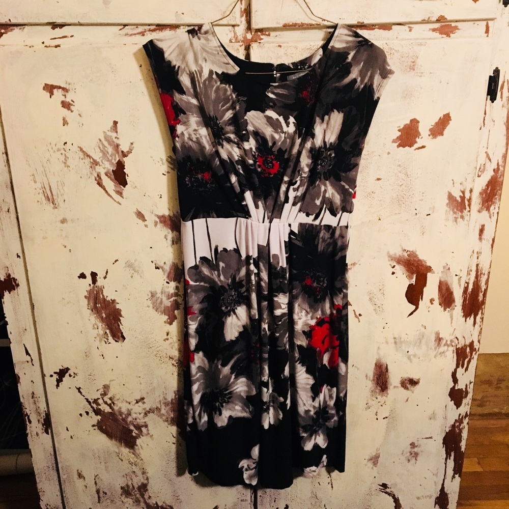 NY Collection Midi Floral Dress